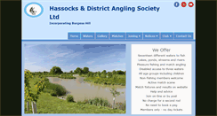Desktop Screenshot of hassocksangling.co.uk